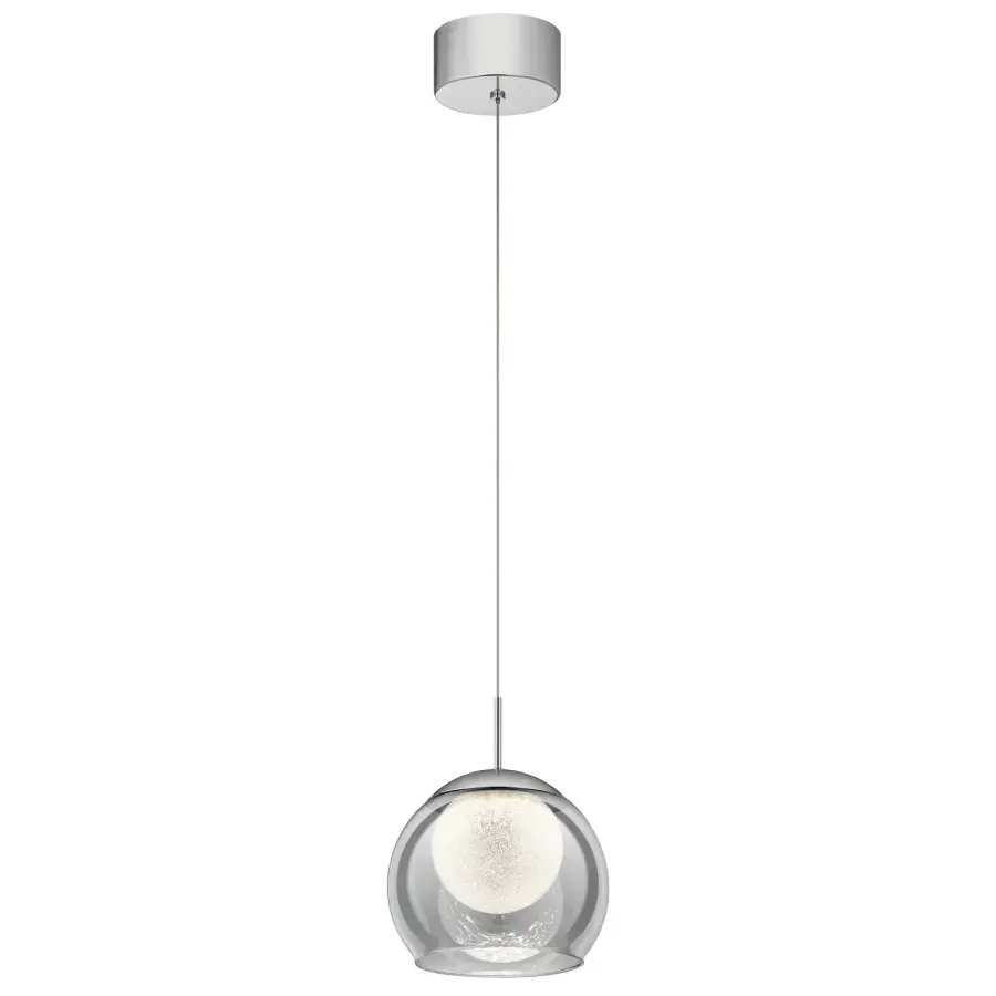 Lexi LED Mini Pendant in Chrome