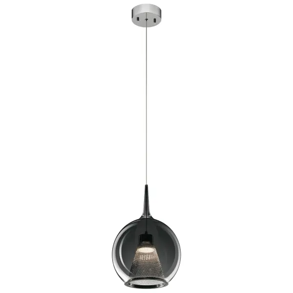 Zin LED Pendant in Chrome