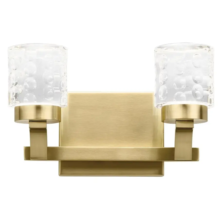 Rene LED Bath Light in Champagne Gold