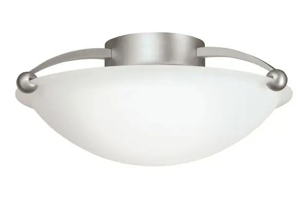 Brushed Nickel Semi-Flush Mount Ceiling Light