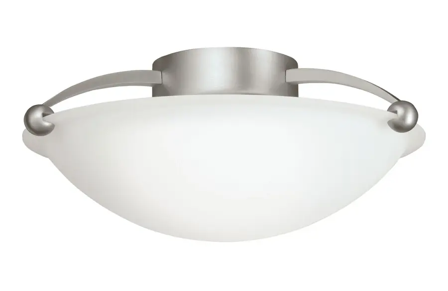 Brushed Nickel Semi-Flush Mount Ceiling Light