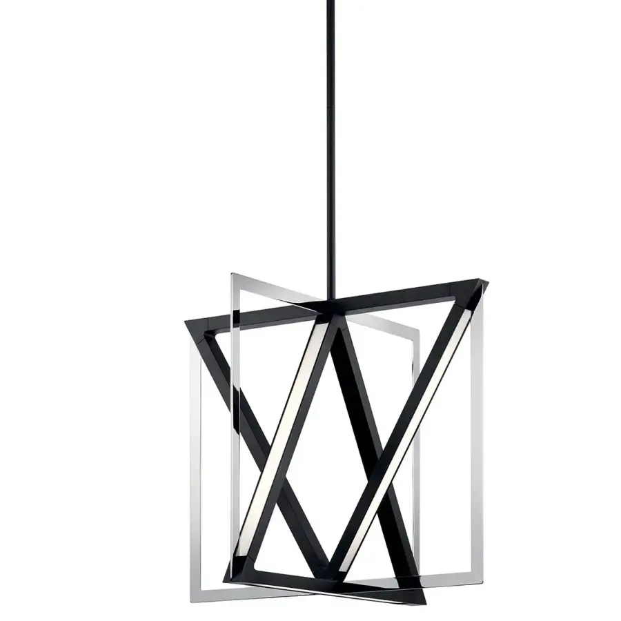Axis 5-Light Pendant in Matte Black - Image 1