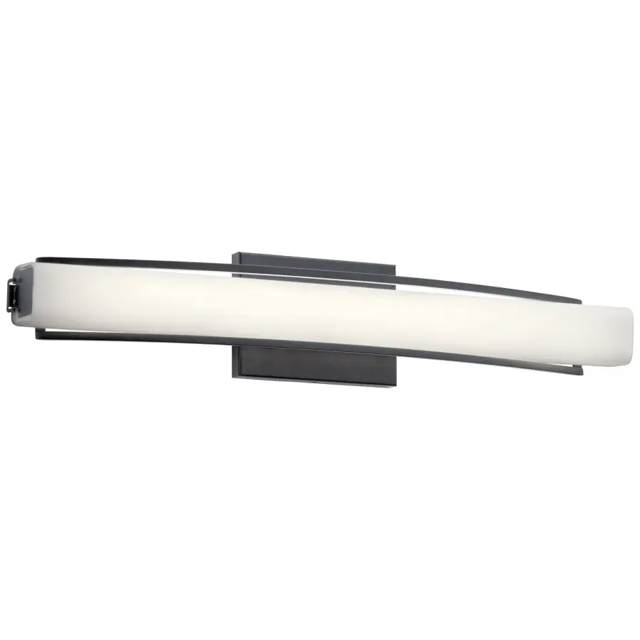 Rowan LED Linear Bath Light in Matte Black