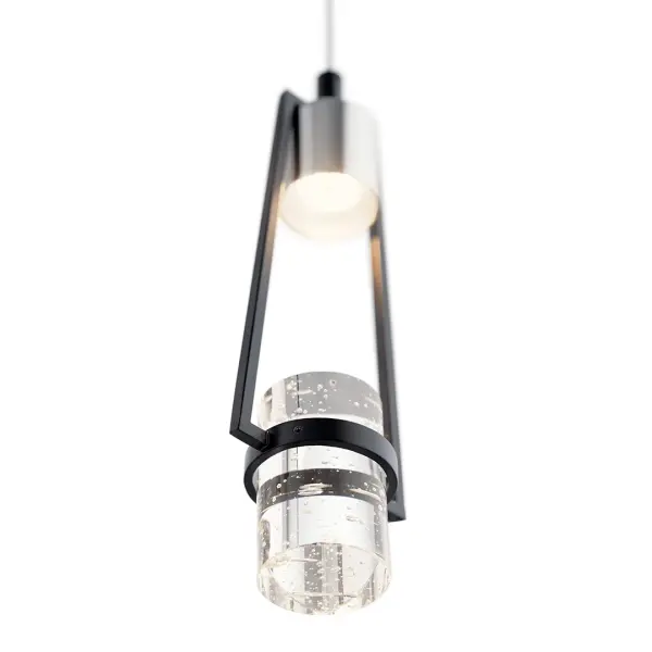 Ayse Mini Pendant in Matte Black - Image 3