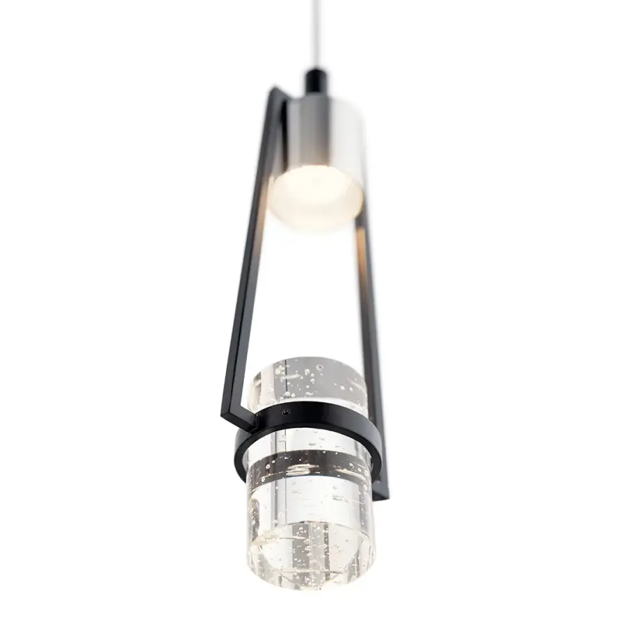 Ayse Mini Pendant in Matte Black - Image 3