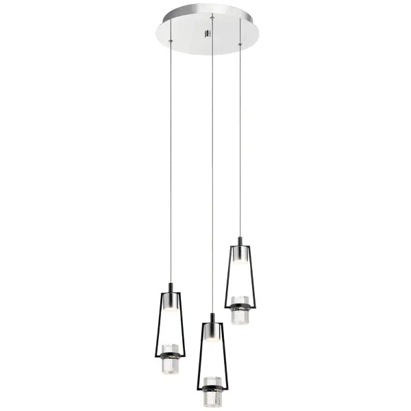 Ayse Mini Pendant in Matte Black - Image 1