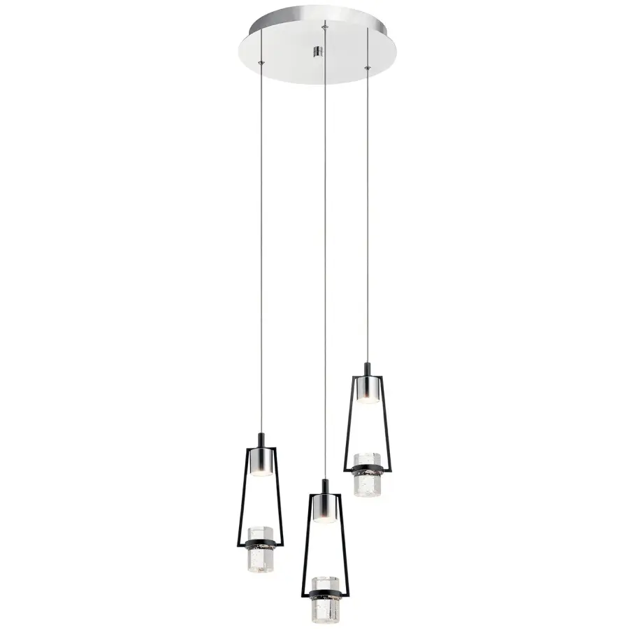 Ayse Mini Pendant in Matte Black - Image 1