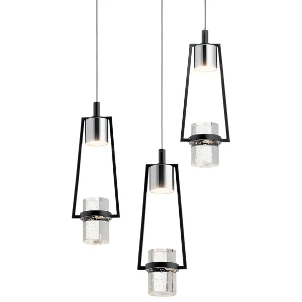 Ayse Mini Pendant in Matte Black - Image 2