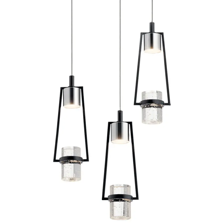 Ayse Mini Pendant in Matte Black - Image 2