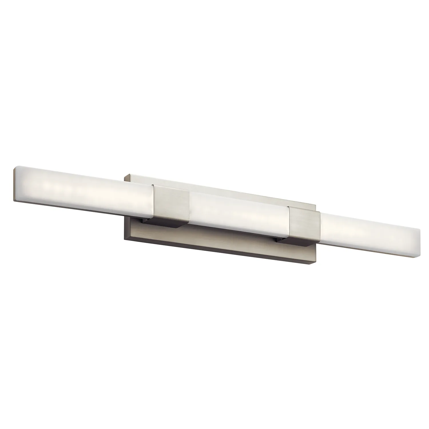 Neltev LED Linear Bath Light in Satin Nickel