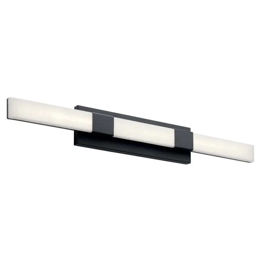 Neltev LED Linear Bath Light in Matte Black