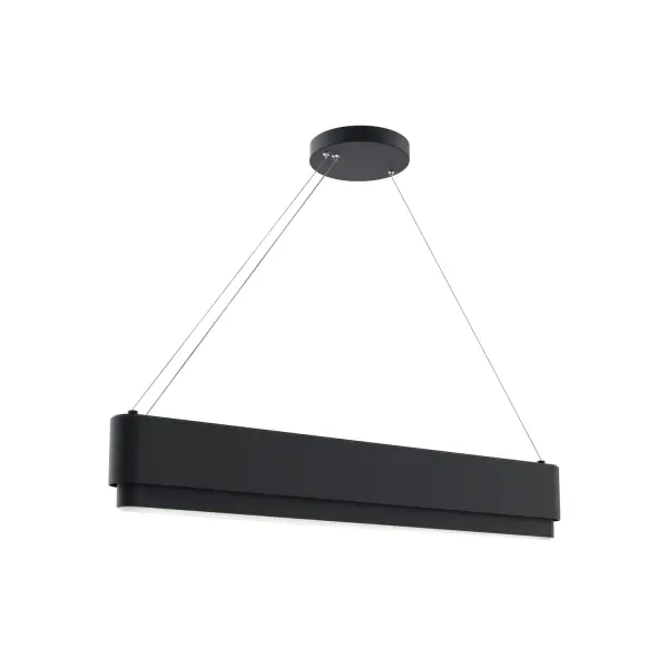 The Walman LED Linear Chandelier delivers contemporary style with integrated LED technology. Its slim 35-inch profile and matte black finish make it ideal for modern kitchens and dining spaces seeking clean, minimalist lighting.