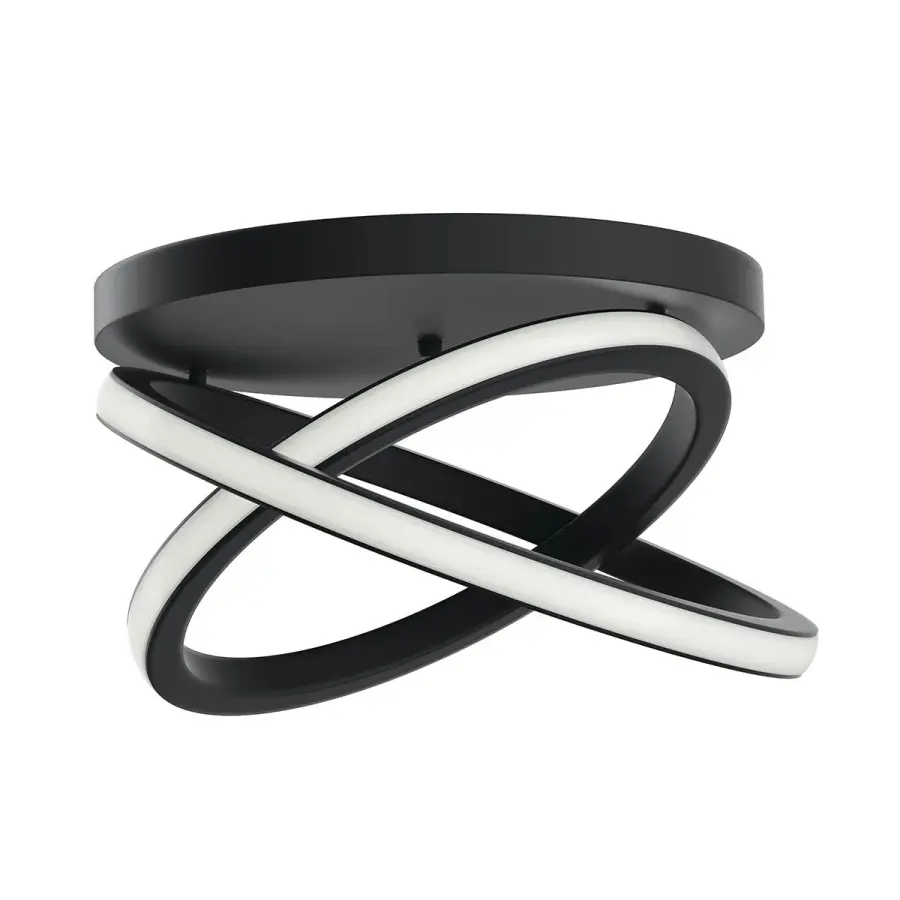 Sleek Contemporary Semi-Flush with Integrated LED Efficiency - Image 1