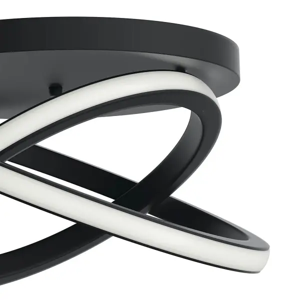 Sleek Contemporary Semi-Flush with Integrated LED Efficiency - Image 2