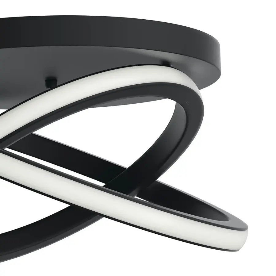 Sleek Contemporary Semi-Flush with Integrated LED Efficiency - Image 2