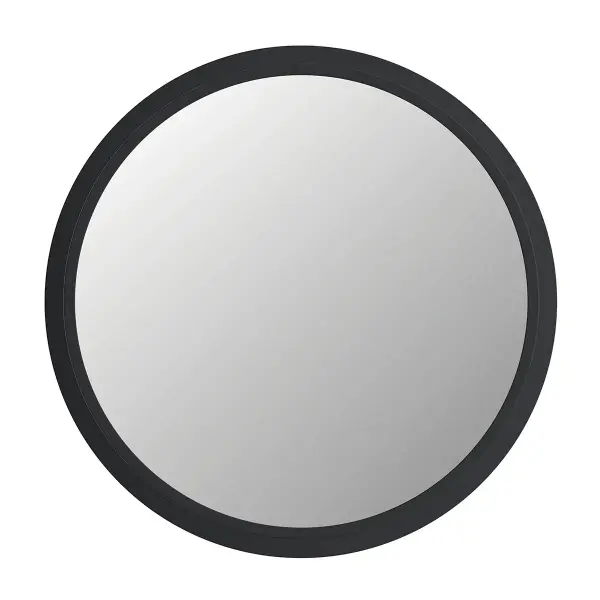 The Chennai Mirror combines functional lighting with contemporary design, featuring integrated LED technology in a sophisticated matte black finish. Energy-efficient and dimmable, it's ideal for modern bathrooms and vanity spaces. - alternate view