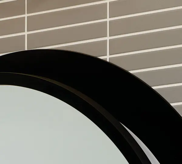 Chennai Lighted Mirror in Matte Black - Image 5