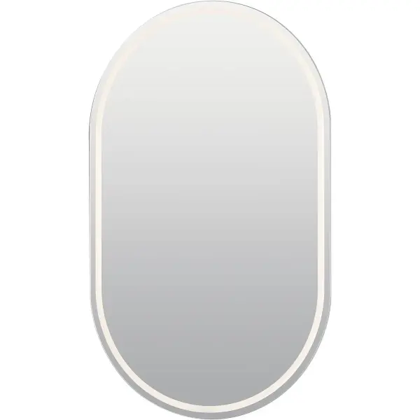 The Menillo LED Mirror combines sleek contemporary design with practical functionality. Featuring integrated LED lighting with selectable color temperatures (3000K warm or 5000K cool), this dimmable mirror delivers 626 lumens of efficient illumination. Damp-rated for bathroom use with a clean white finish.