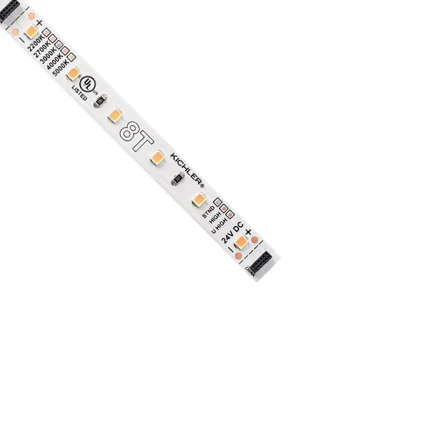 This 67-foot LED tape light delivers warm 3000K illumination with 113 lumens per foot, perfect for under-cabinet, cove, and accent lighting. Dimmable 24V system offers energy-efficient operation with integrated LEDs.