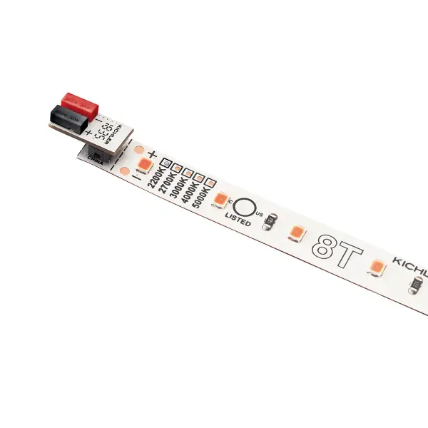 The 8T LED Tape Light offers flexible, energy-efficient illumination perfect for under-cabinet, cove, and accent lighting applications. Its compact 24V design provides reliable performance in residential and commercial settings. - alternate view