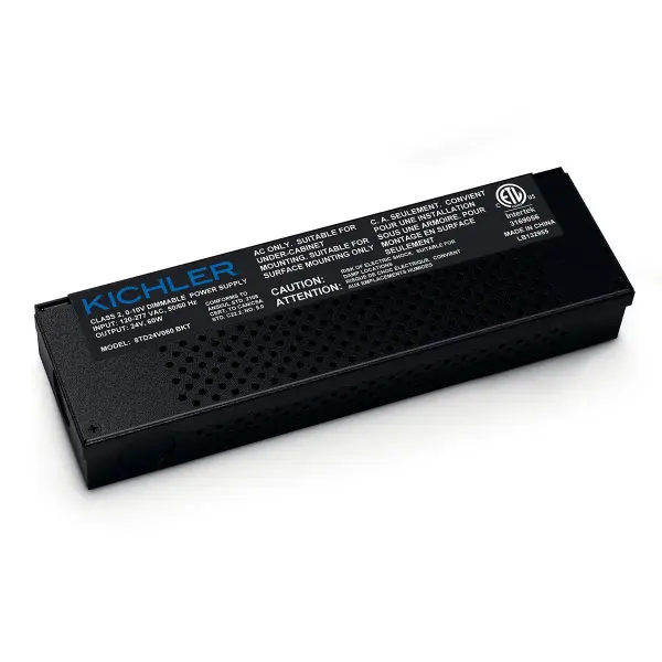 Compact 0-10V dimmable driver with universal 120-277V input voltage. All-in-one driver and box design simplifies installation while integrating seamlessly with premium control systems.
