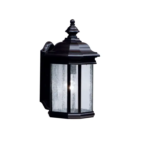 Kirkwood One Light Outdoor Wall Mount in Black