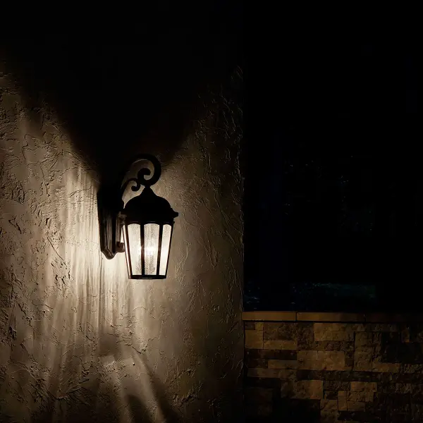 Classic Outdoor Elegance with Seeded Glass Charm - Image 4