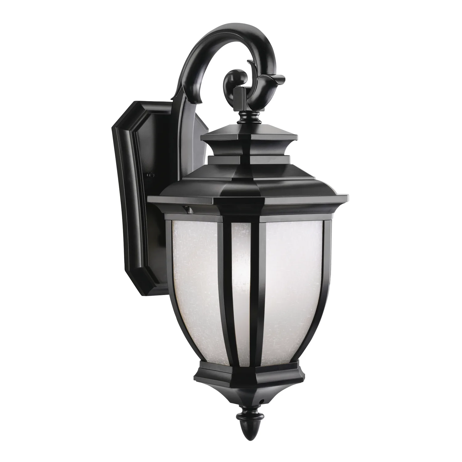 Salisbury One Light Outdoor Wall Mount in Black