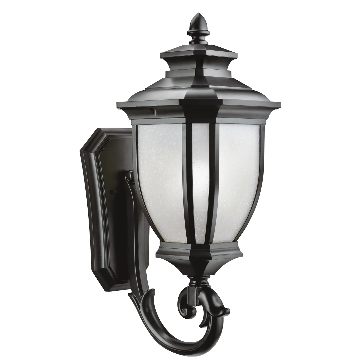 Salisbury One Light Outdoor Wall Mount in Black