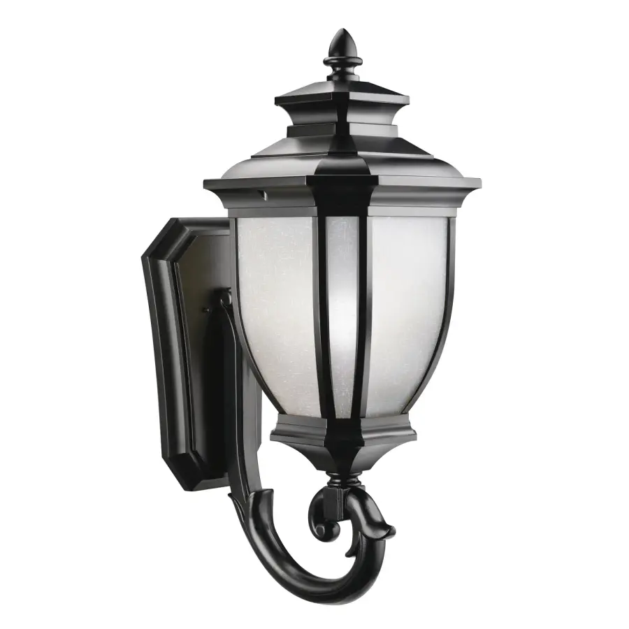 Salisbury 29" Outdoor Wall Lantern in Black
