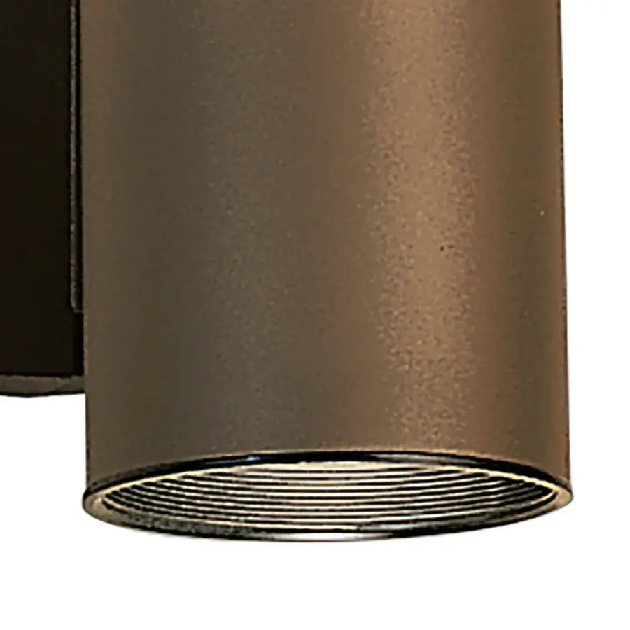 Compact Dark Sky Compliant Outdoor Wall Light with Clean Cylinder Design - Image 2
