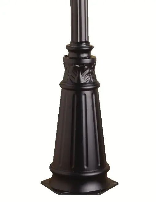 This 72-inch accessory post provides a sturdy mounting solution for outdoor landscape lighting fixtures. The black finish offers weather resistance and versatile aesthetic compatibility with various outdoor settings.