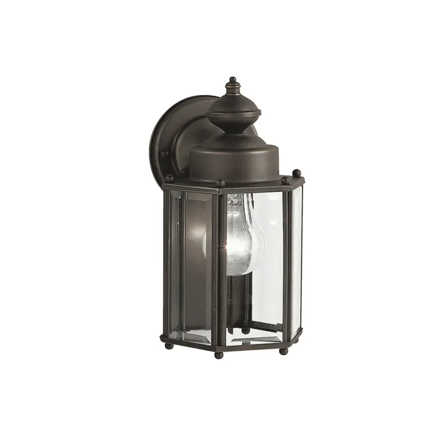 New Street Outdoor Wall Lantern in Olde Bronze