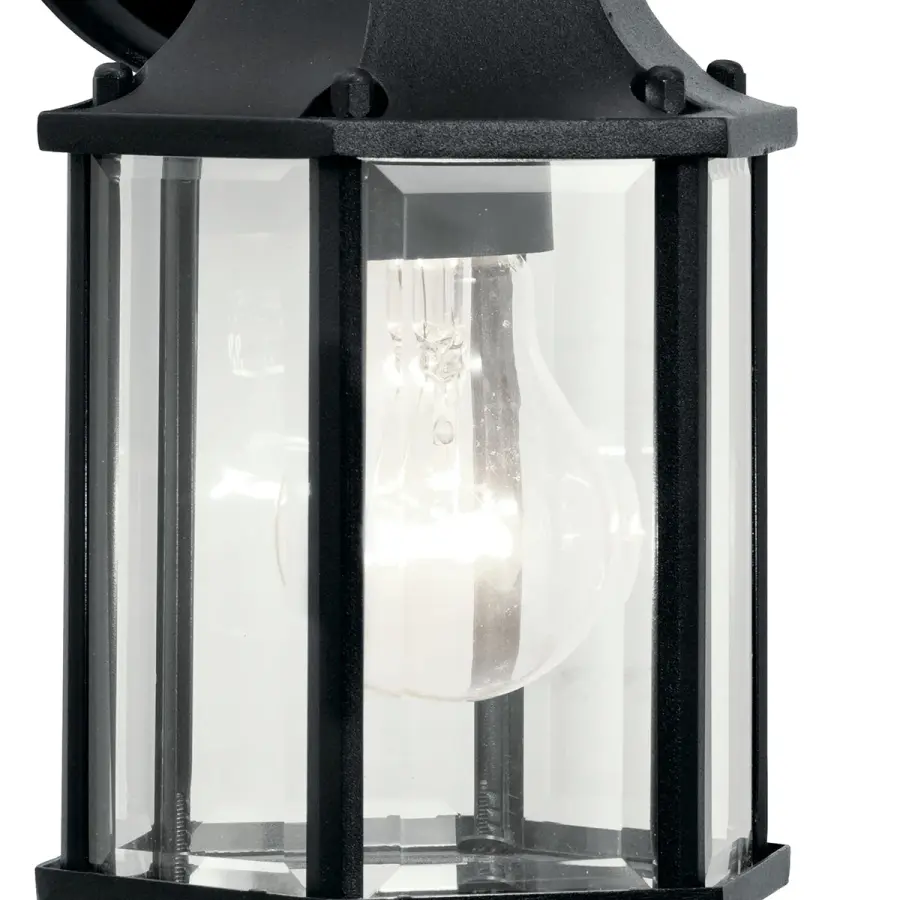 Classic Outdoor Wall Light with Timeless Beveled Glass Design - Image 2