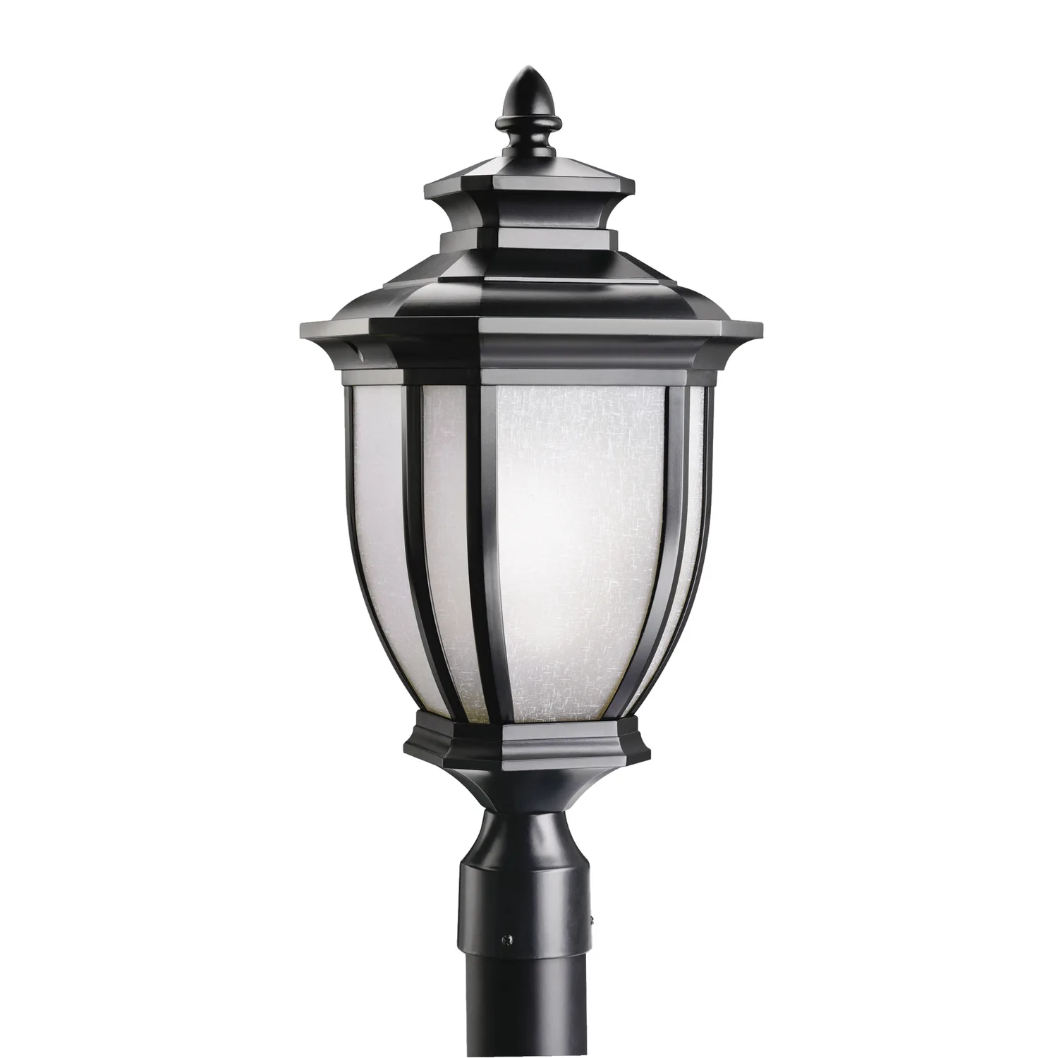 Salisbury One Light Outdoor Post Mount in Black