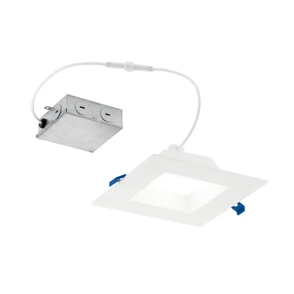This 6-inch direct-to-ceiling LED downlight delivers 900 lumens of warm 3000K light with exceptional energy efficiency. Wet-rated for versatile indoor and outdoor use, it's dimmable and perfect for modern spaces.