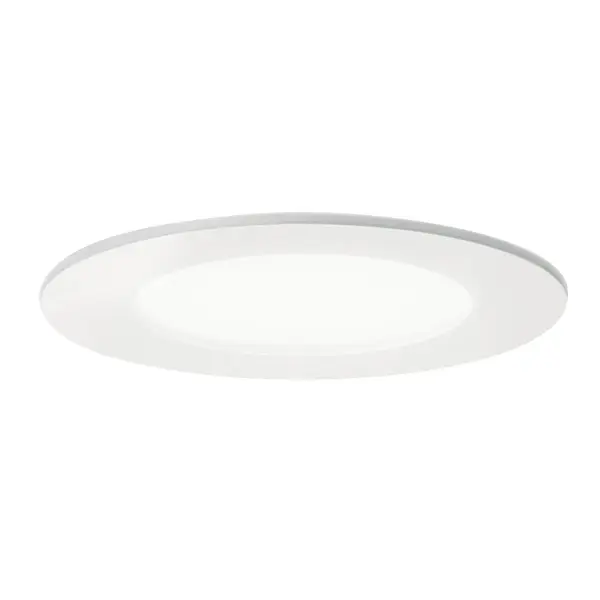 This sleek direct-to-ceiling LED downlight delivers 700 lumens of warm 3000K light in an ultra-slim 2-inch profile. Wet-rated for versatile installation, it's dimmable and energy-efficient with integrated LED technology. - alternate view