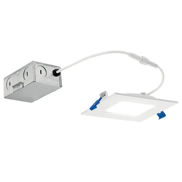 This sleek direct-to-ceiling LED downlight delivers 500 lumens of warm 3000K light in an ultra-slim 2-inch profile. Wet-rated for versatile installation, it's dimmable and energy-efficient with integrated LED technology.