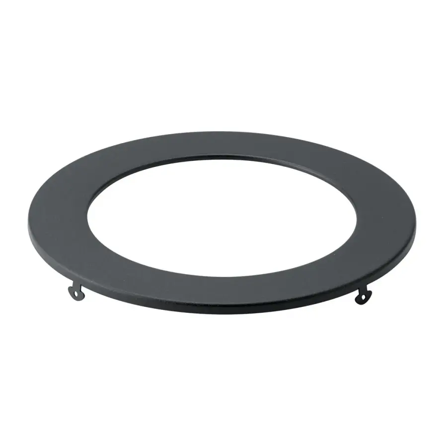 6" Round Slim Downlight Trim Ring in Textured Black