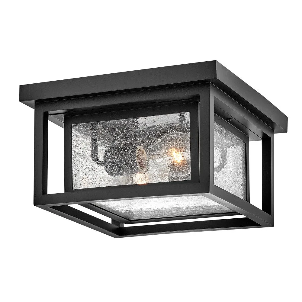 Republic LED Flush Mount in Black