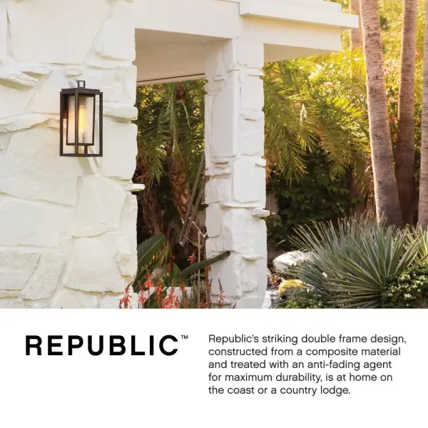 Republic LED Flush Mount in Black - Image 6