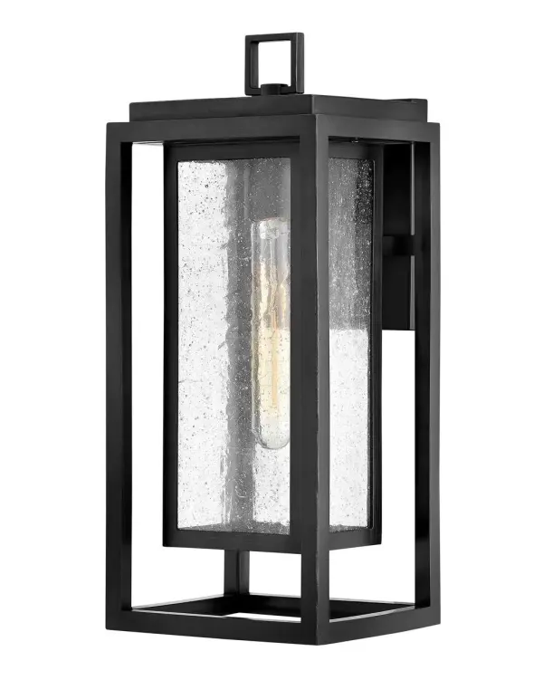 The Republic LED wall sconce combines farmhouse charm with coastal durability. Its double-frame composite construction resists rust and fading, making it ideal for seaside or country settings. Energy-efficient LED and wet-rated for harsh weather.