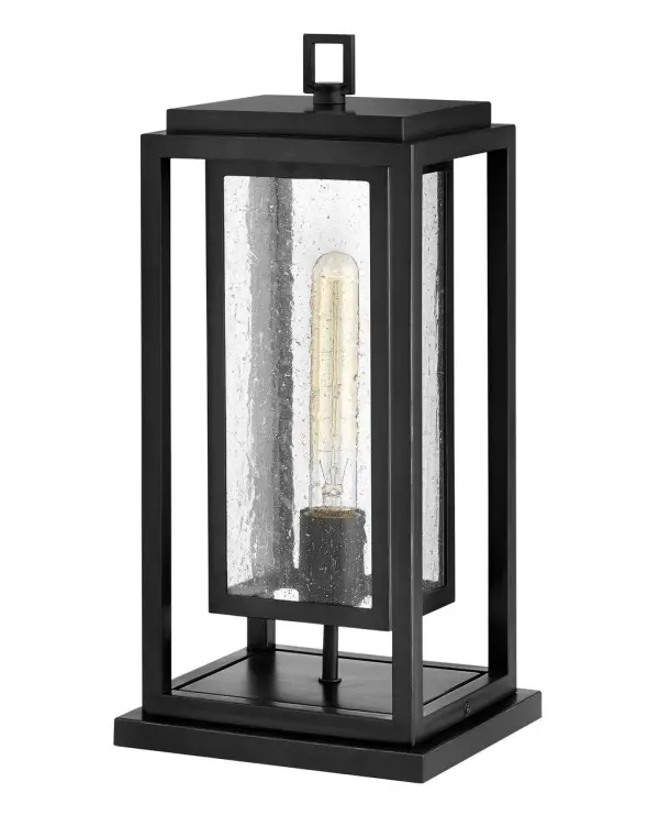 The Republic LED Pier Mount combines striking double frame architecture with weather-resistant composite construction. Its anti-fading treatment and wet-rated certification make it ideal for coastal and outdoor applications.