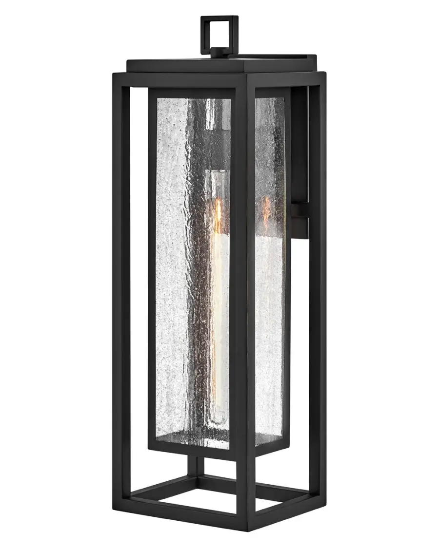 Republic LED Outdoor Wall Sconce in Black