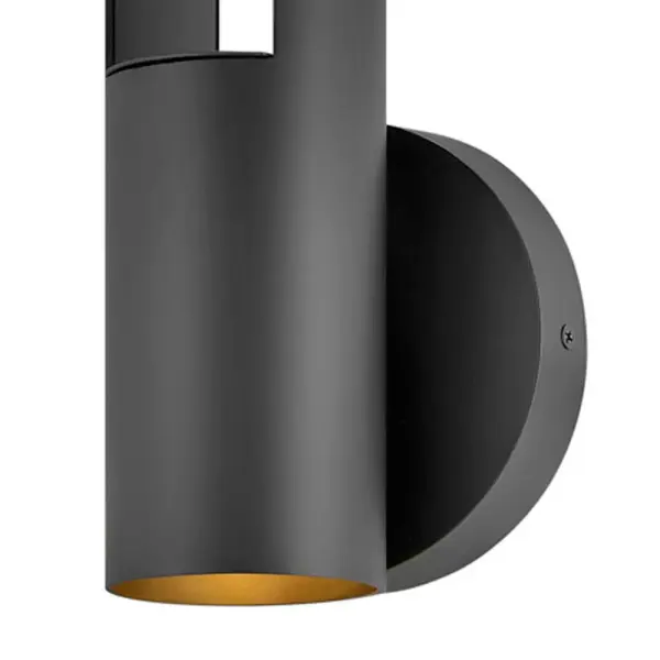 Oslo LED Outdoor Wall Sconce in Black - Image 4