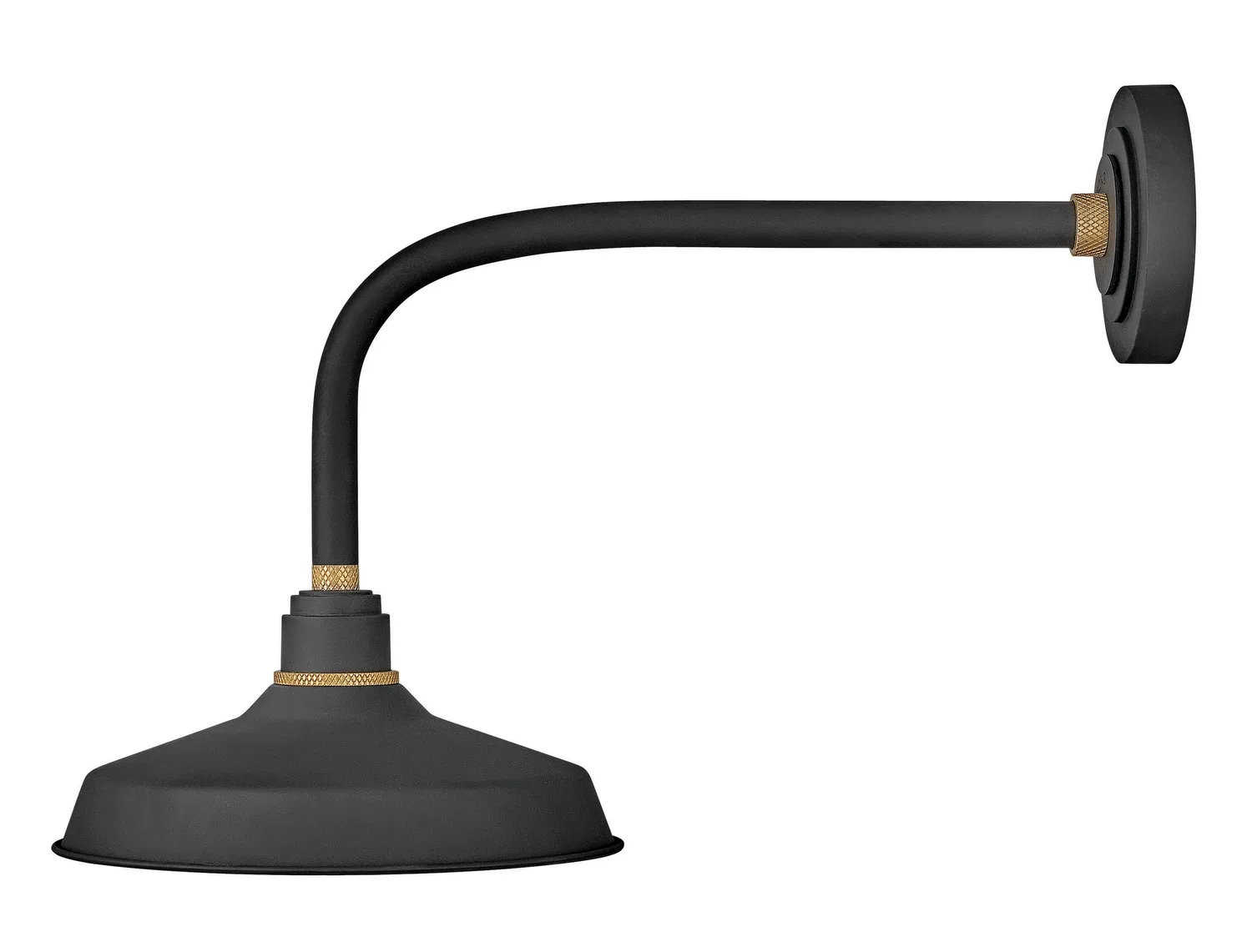 Foundry Classic LED Barn Light in Textured Black