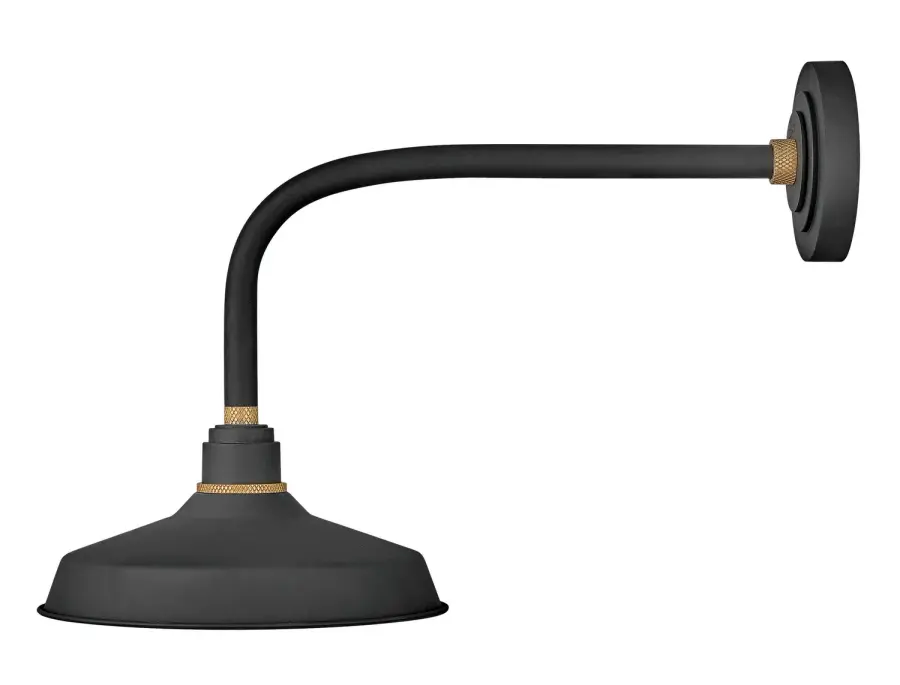 Foundry Classic LED Barn Light in Textured Black
