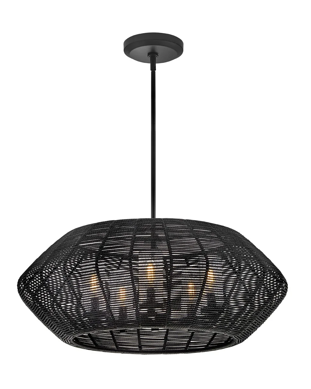 Luca LED Chandelier in Black
