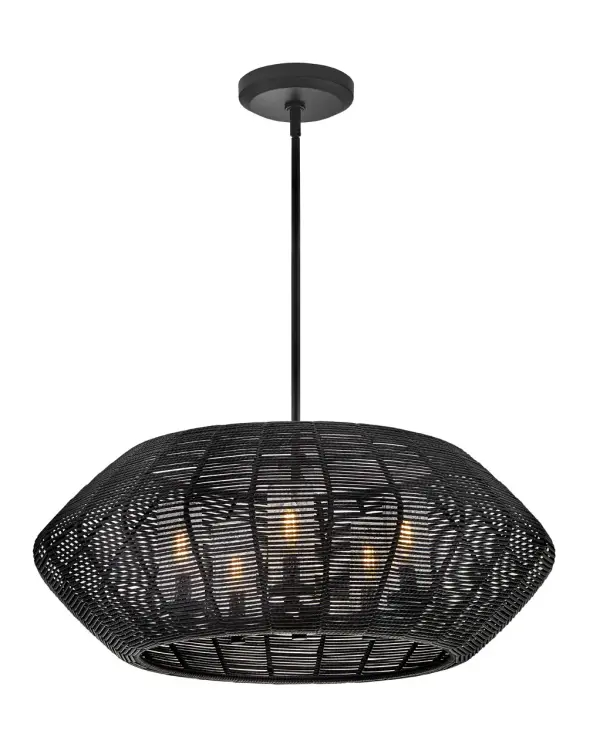 Luca LED Chandelier in Black