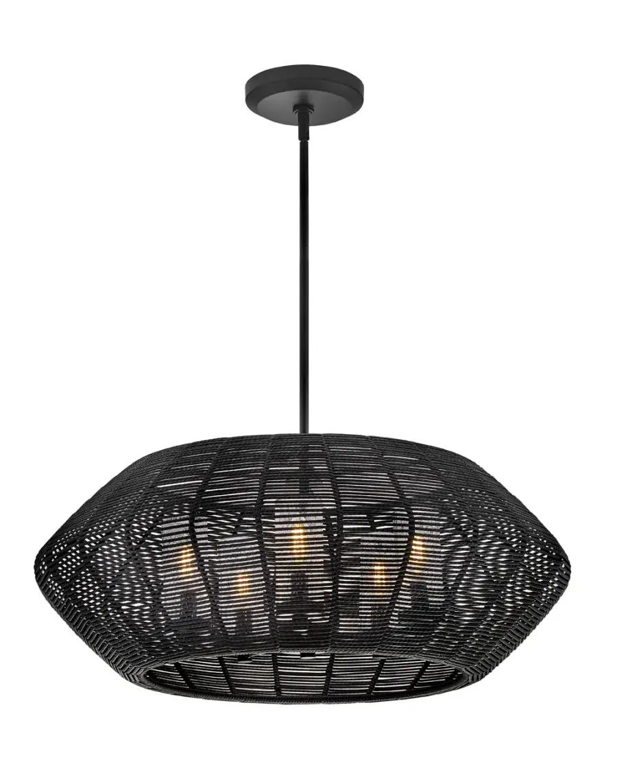 Luca LED Chandelier in Black